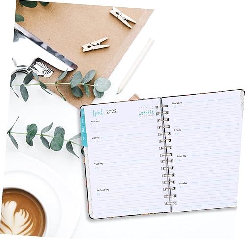Miniatura 8 de MAGICLULU 3 Pcs 2022 2022 Agenda Students Notepad 2022 Planner 2022 Day Planner 2022-2023 Planner 2022 Daily Appointment Book Monthly Management