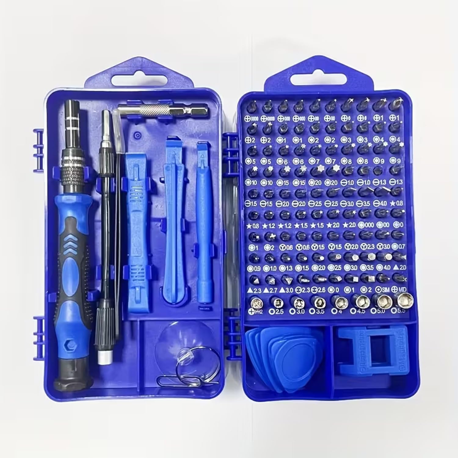 Khfgdhg 115Pcs Blue 115 In 1 Precision Screwdriver Set Electronics Repair Tool Kit Hand Tool Sets(115Pcs Blue)