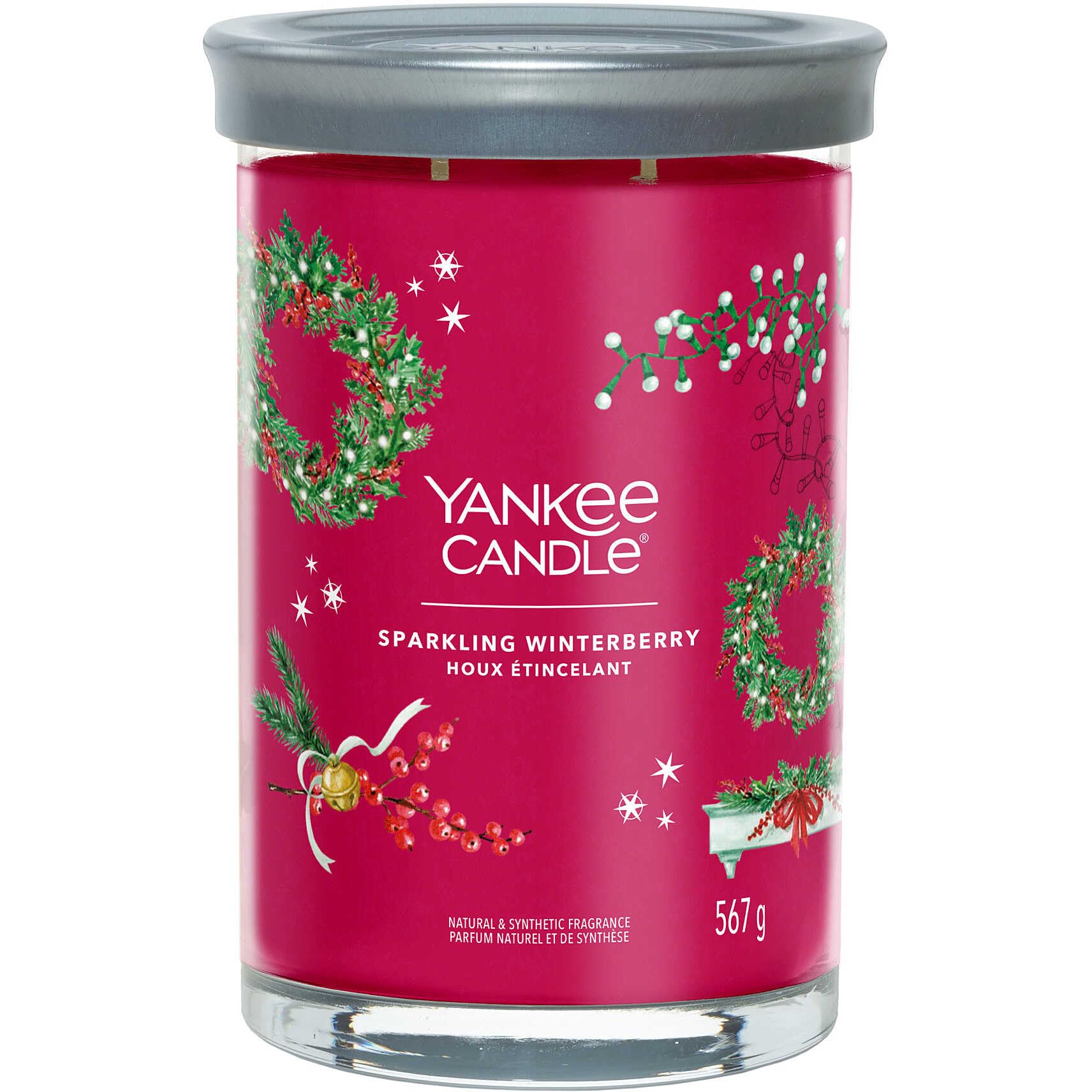 Yankee Candle Sparkling Winterberry Large Tumbler Jar Candle