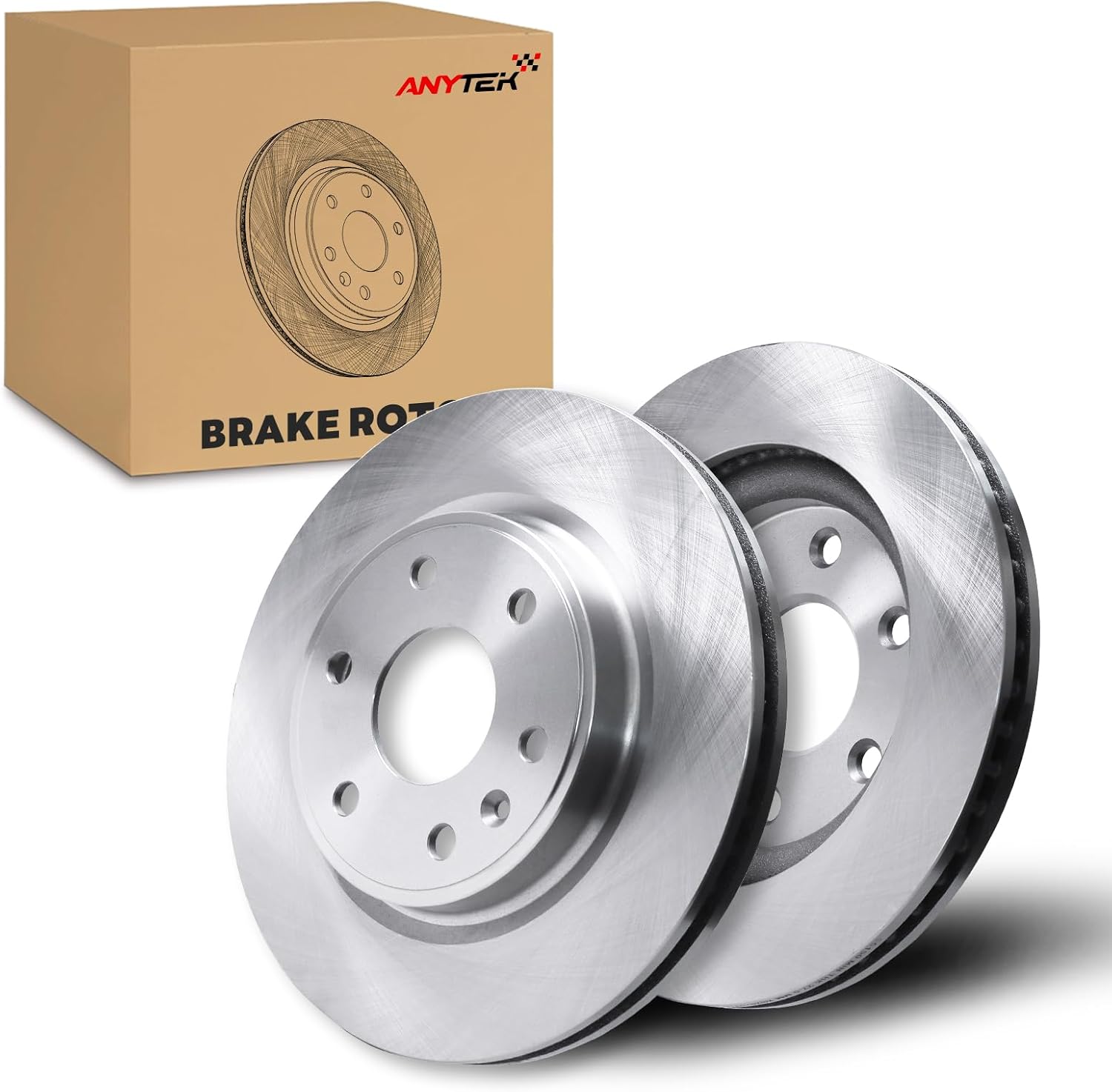 Front Disc Brake Rotors for GMC Acadia Acadia Limited 2007-2016 for Saturn Outlook 2007-2010 for Buick Enclave 2008-2017 for Chevrolet Chevy Traverse 2009-2017 Replace# 55150 AR8696XPR