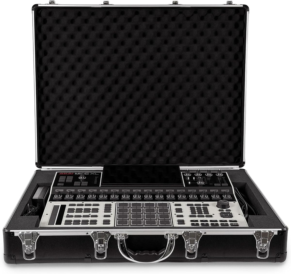 ANALOG CASES Case For Akai MPC XL - Ultra-Lightweight UNISON Hard Case | Ultra-Lightweight and Durable Aluminum Case, Die-Cut Foam Padded Interior With Cable Storage Space, Comfortable Padded Handle