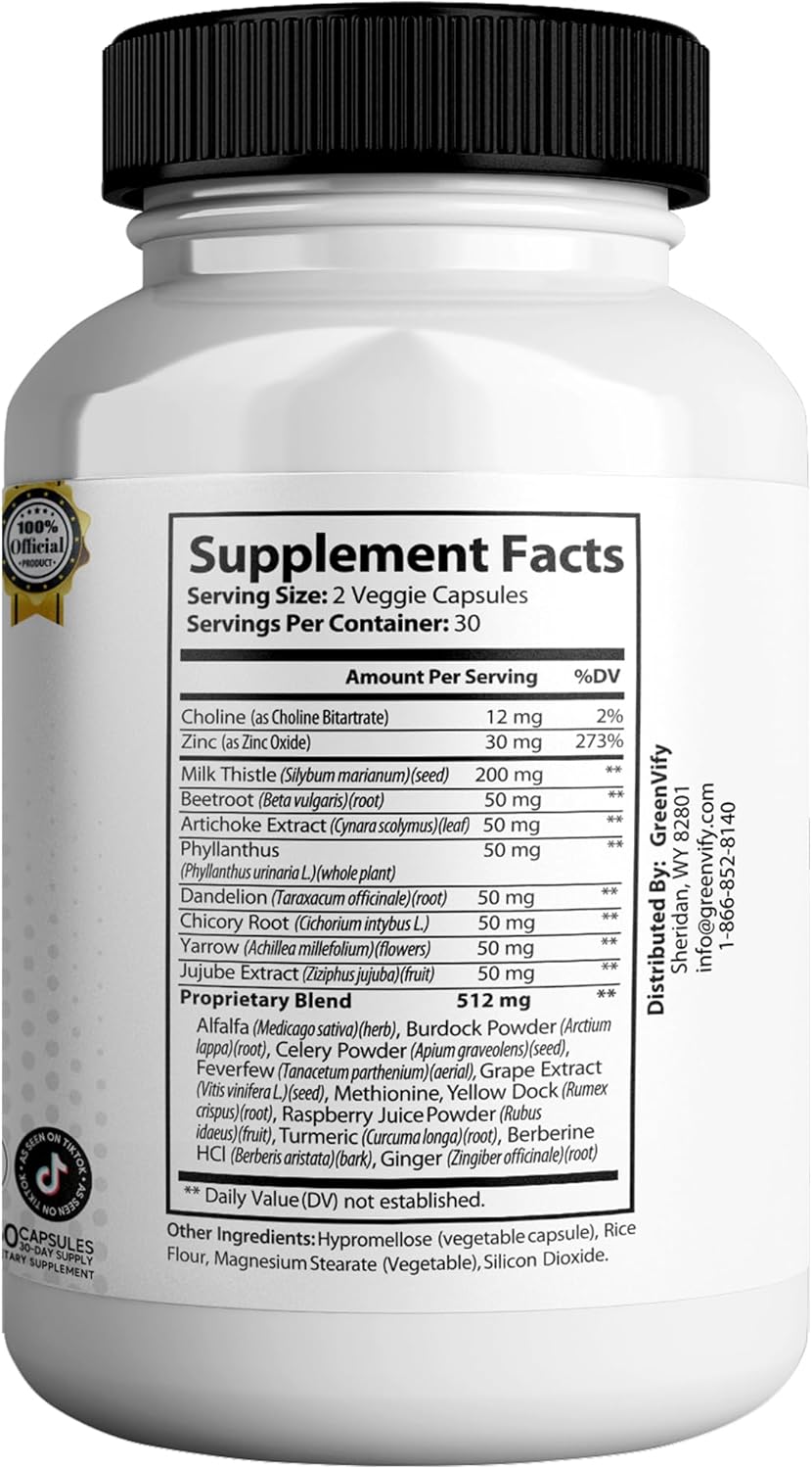 Liv Pure Max Extra Strength Liver Support Supplement, 60 Veggie Capsules, with Milk Thistle and Natural Ingredients (2)