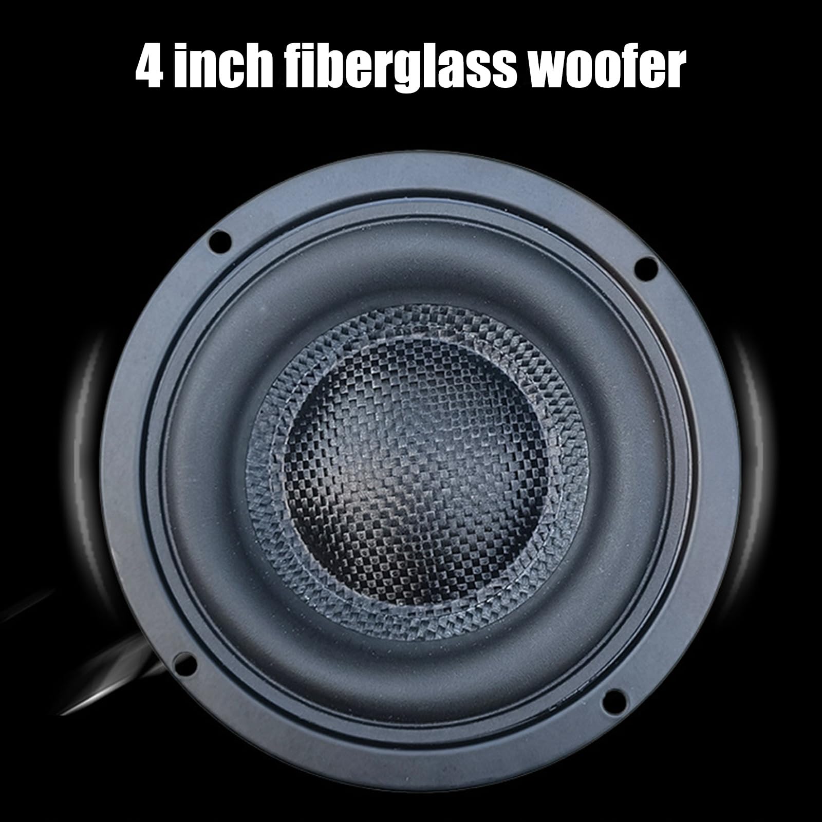4 "Subwoofer, 40W Bacino Bass Altoparlante Alta Sensibilità Basso End Home Suono Superiore Bassa Frequenze Adatto per Teatro