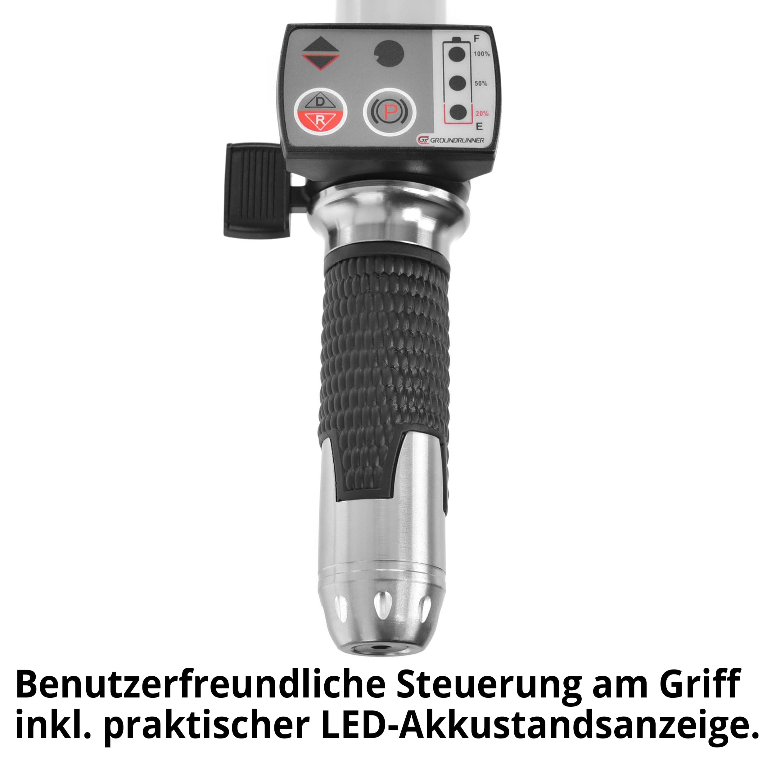 HECHT elektrische Schubkarre 80 L – 260 kg Motorschubkarre | Elektro-Dumper mit 280 W Motor, Luftreifen auf Stahlfelge und pulverbeschichteter Stahlwanne für Garten und Transport