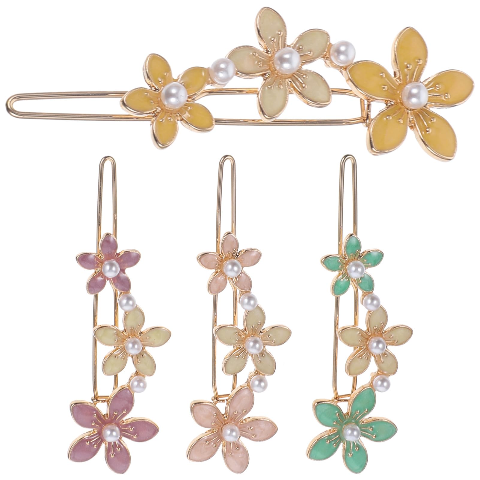 POPETPOP 16stücke Haarspangen Mit Perlen Und Blumen Für Damen Dekorative Haarklammern Für Anlässe Langlebige Und Praktische Haaraccessoires