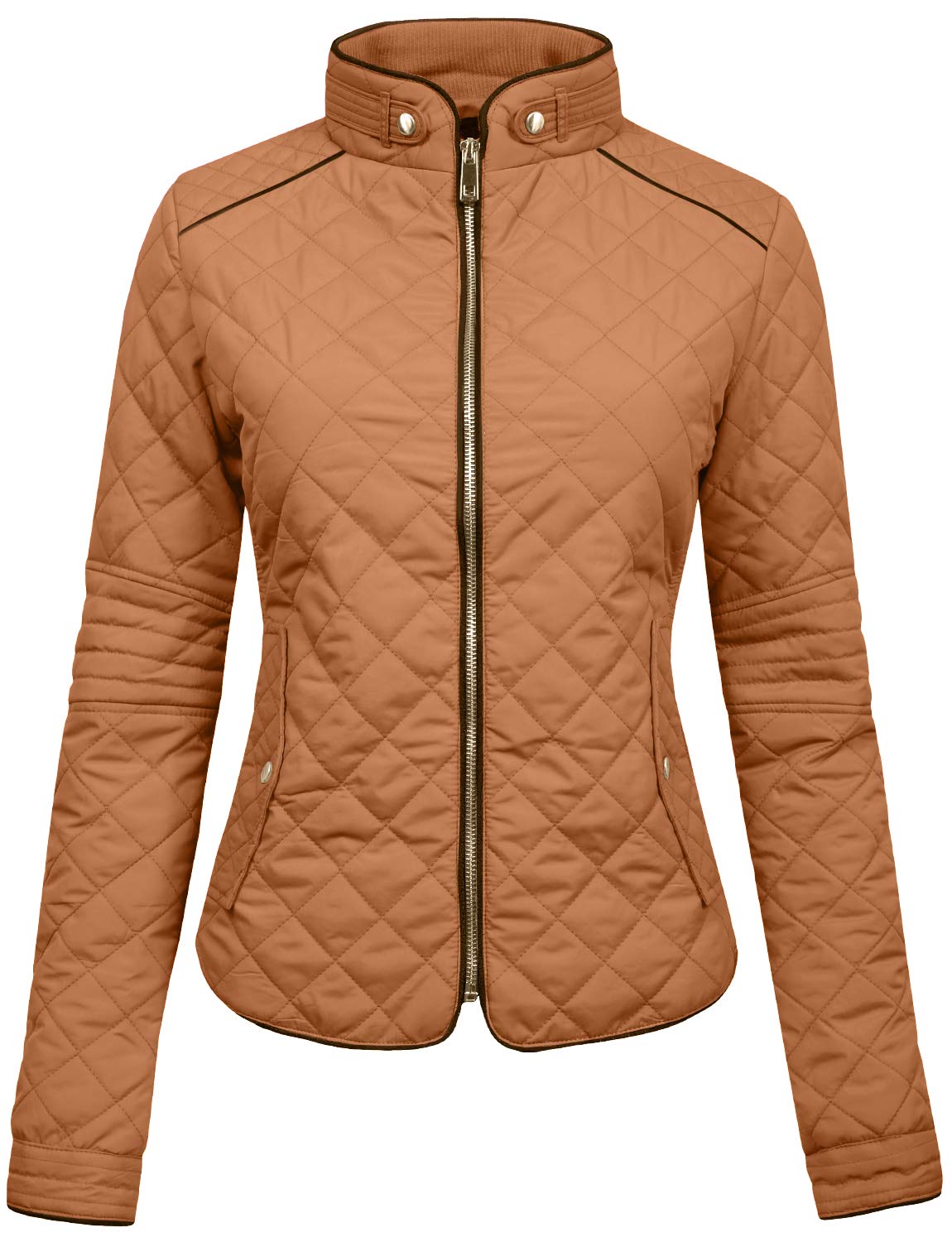 NE PEOPLE Womens Lightweight Quilted Zip Jacket (S-3XL)