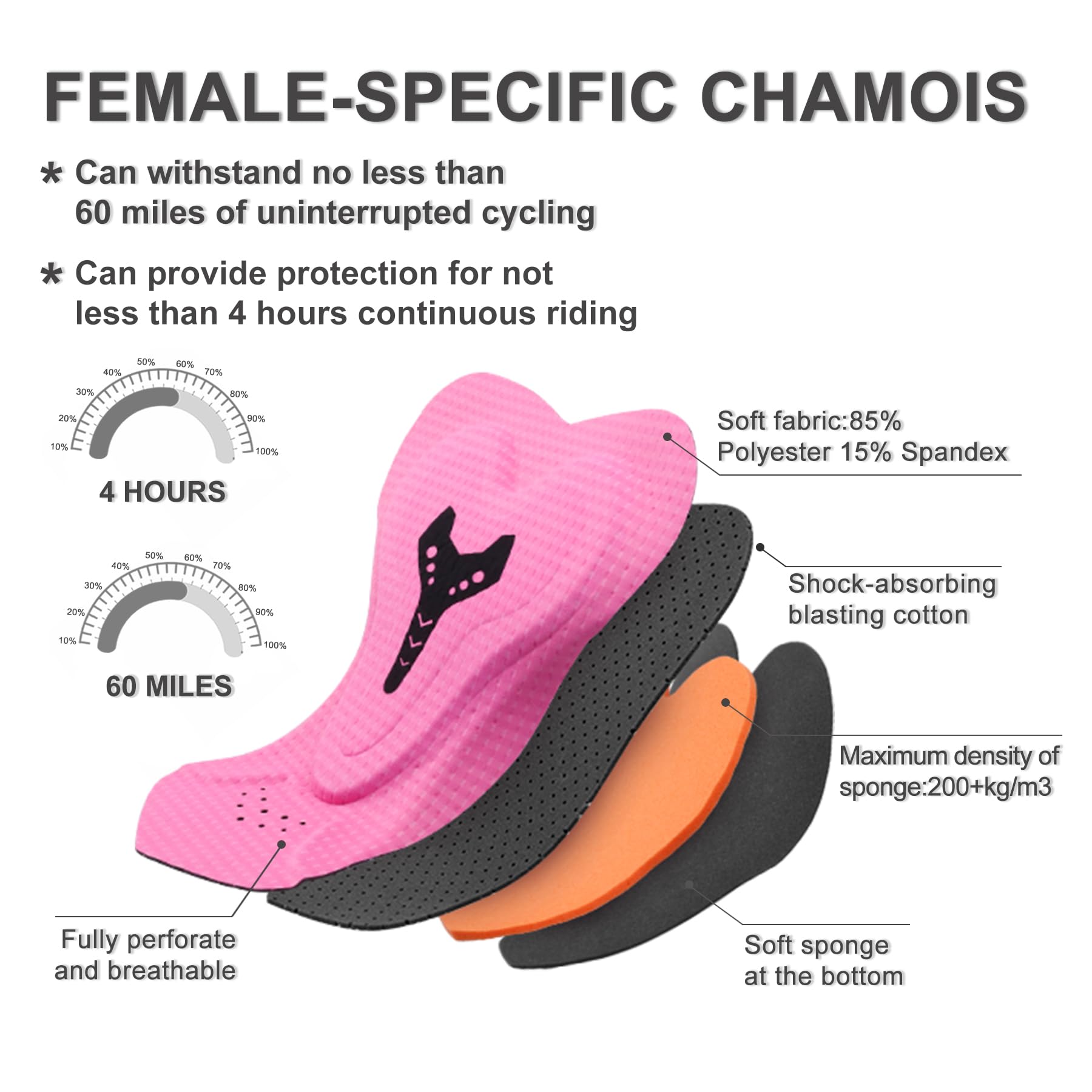 X-TIGER Pantalones Cortos de Ciclismo para Mujer Culotte Ciclismo Mujer Acolchado, Bicicleta Mujer con Bolsillos UPF 50+ Transpirable Secado Rápido