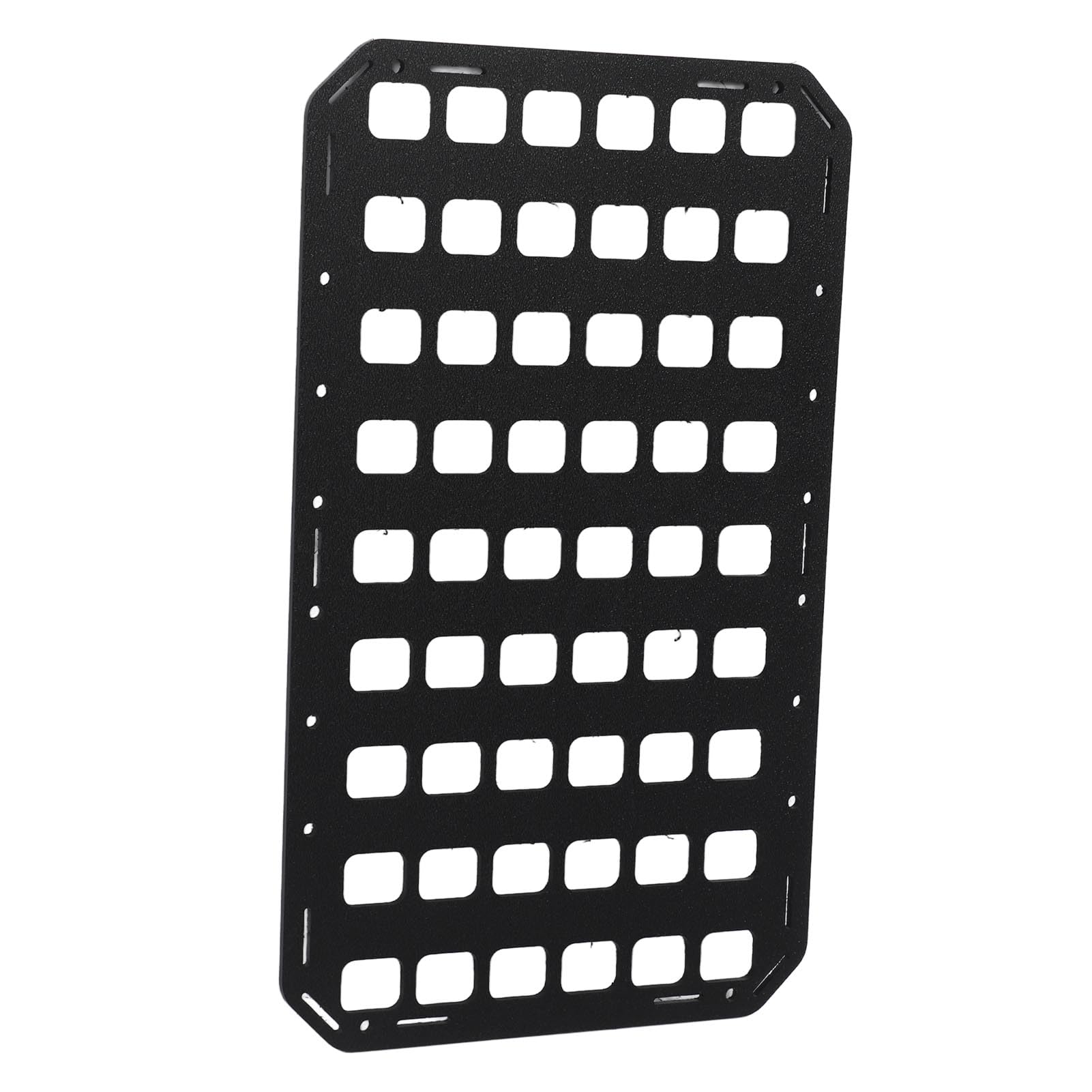 Sztywna Wkładka Panel MOLLE PP Przenośny Organizer na Sprzęt Plecak Panel do Przechowywania Sprzętu z Uchwytem do Noszenia Pasek na Woreczki Czarna Sztywna Wkładka Panel MOLLE PP