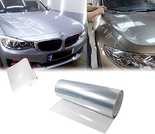 x xotic tech Car Bumper Front Hood Headlight Clear Paint Scratch Guard Film Vinyl Wrap Sheet Protection (12" x 48")