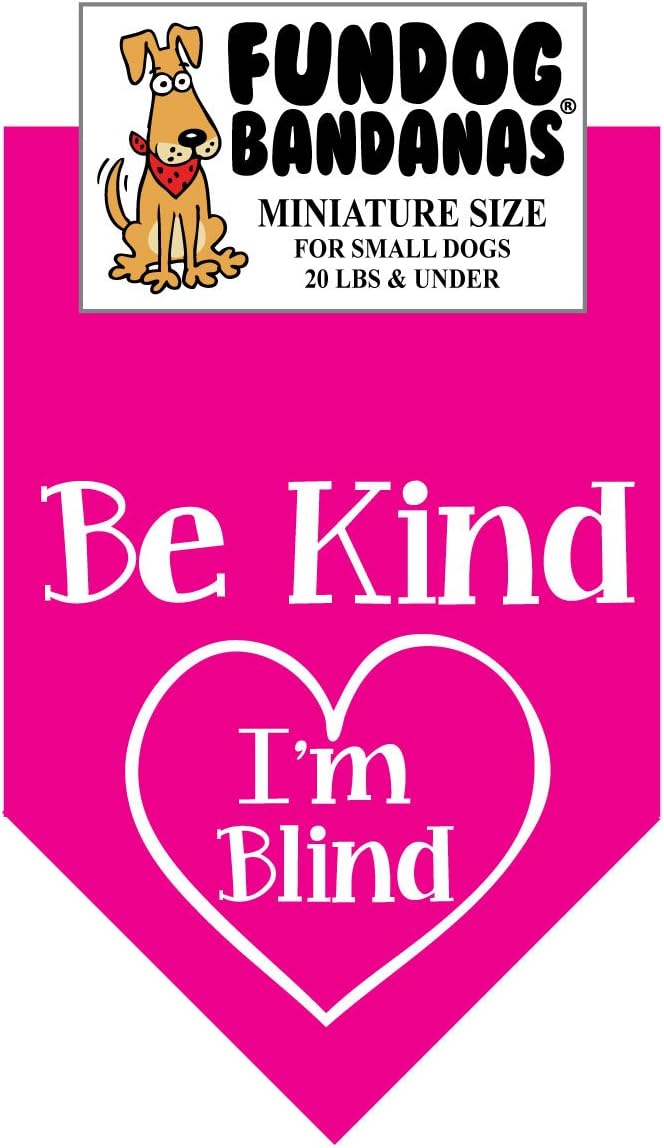 Blind dog bandana Clearance