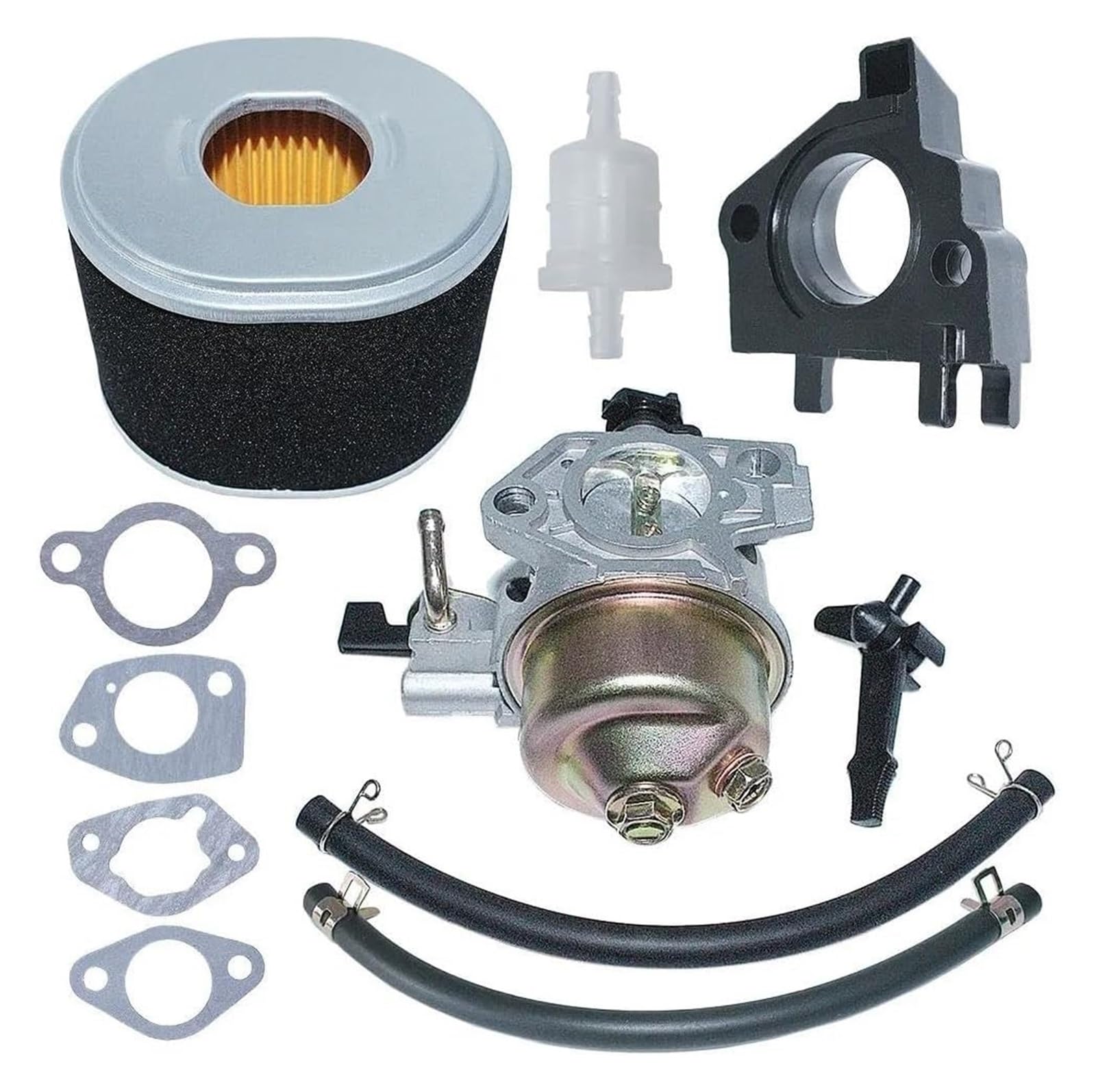 Carburador Repuesto para GX390 13HP GX 390 188F Cortacésped Motor Parte 16100-ZF6-V01 Carburador Filtro De Aire Carburador Junta De Filtro De Línea De Combustible