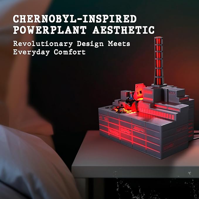 Difusor y Humidificador Inteligente HOM Chernobyl 250ML con 7 Luces LED miniatura 3