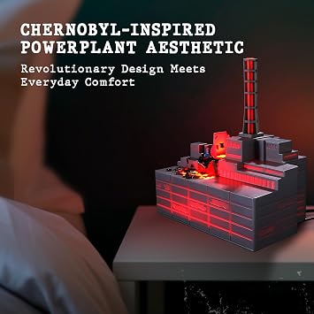 HOM Chernobyl Smart Diffuser & Humidifier 250ML Ultrasonic Mist Machine with 7 LED Lights, App Control, Auto Shut-Off Aromatherapy Essential Oil Diffuser for Home, Bedroom, etc. Oil Not Included