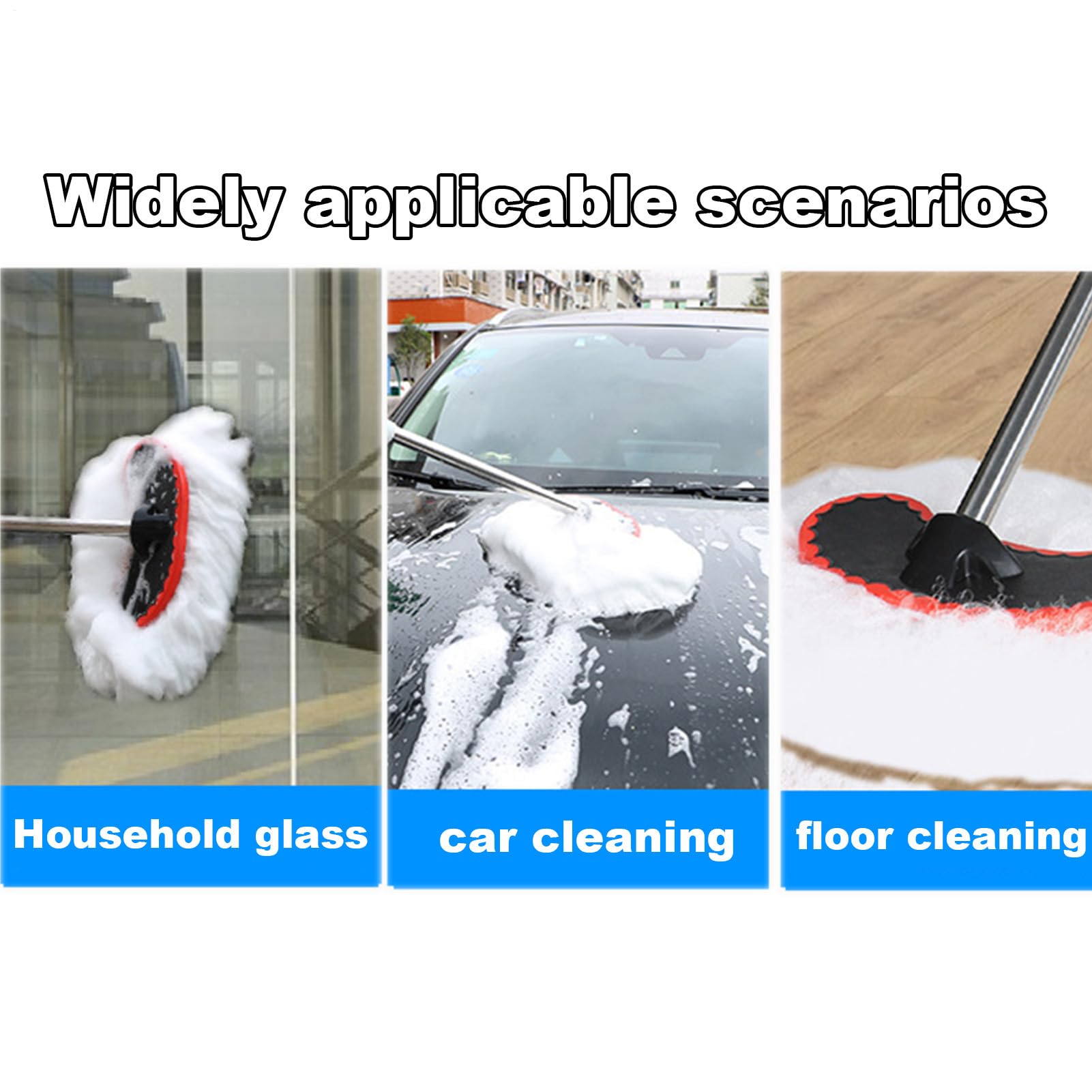 Brosse de Lavage de Voiture à Poils Doux pour Nettoyage en Profondeur et | Brosse de Nettoyage pour Voiture Pour les Débutants et la , pour l'Entretien