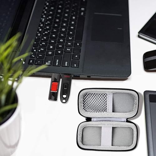 Miniatura 3 de Funda para unidad flash USB, soporte para tarjeta SD compatible con unidad de pulgar, tarjetas de memoria, bolsa de almacenamiento SDXC SDHC,