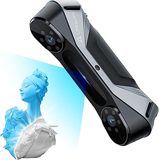 Creality CR-Scan Raptor 3D Scanner für 3D Druck, Handheld Scanner, 0,02 mm Genauigkeit, Anti Shake Tracking, bis zu 60 fps Scangeschwindigkeit, Unterstützung von 5-2000 mm Objekten, für Windows Mac