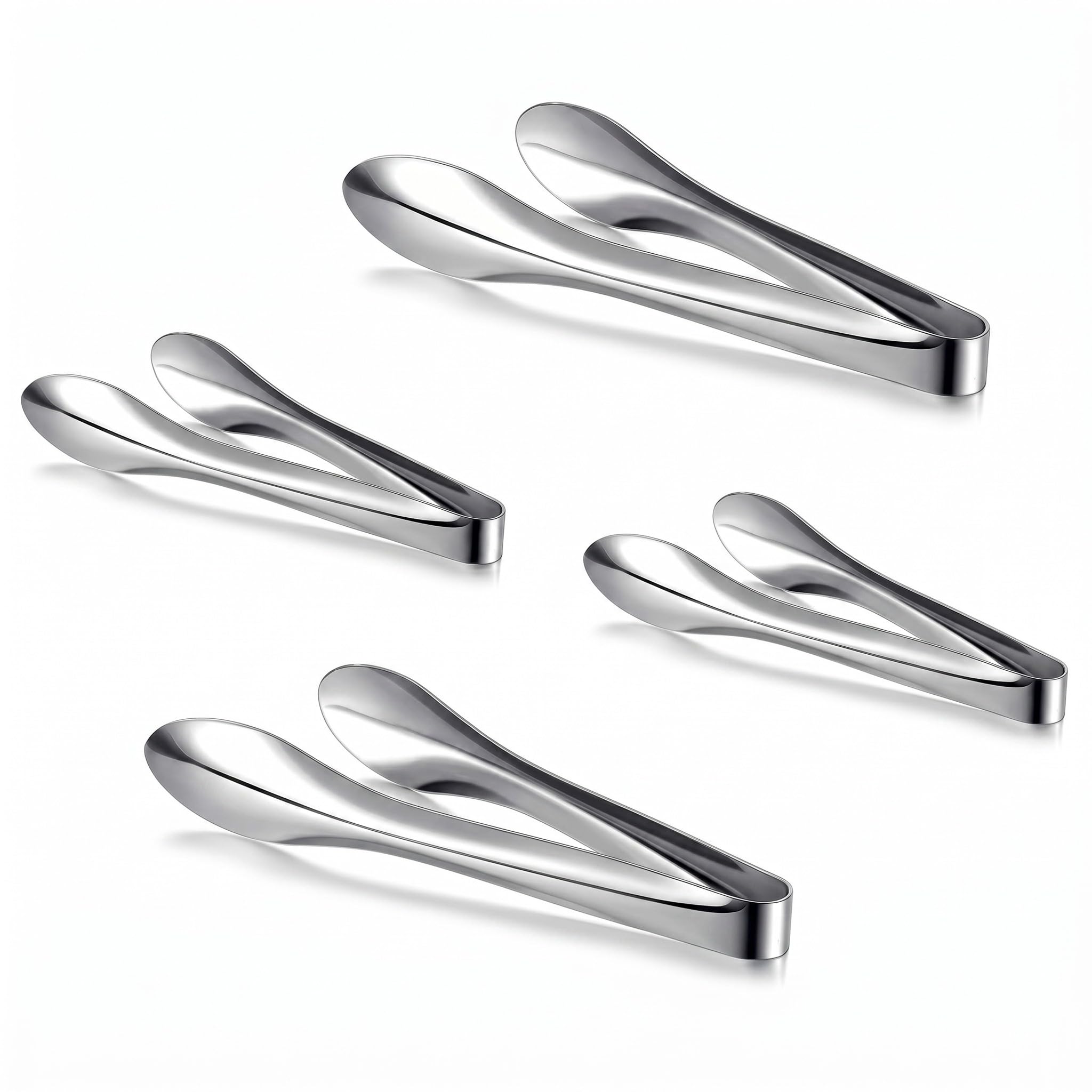 Silver Serving Tongs - 2 Pack -9