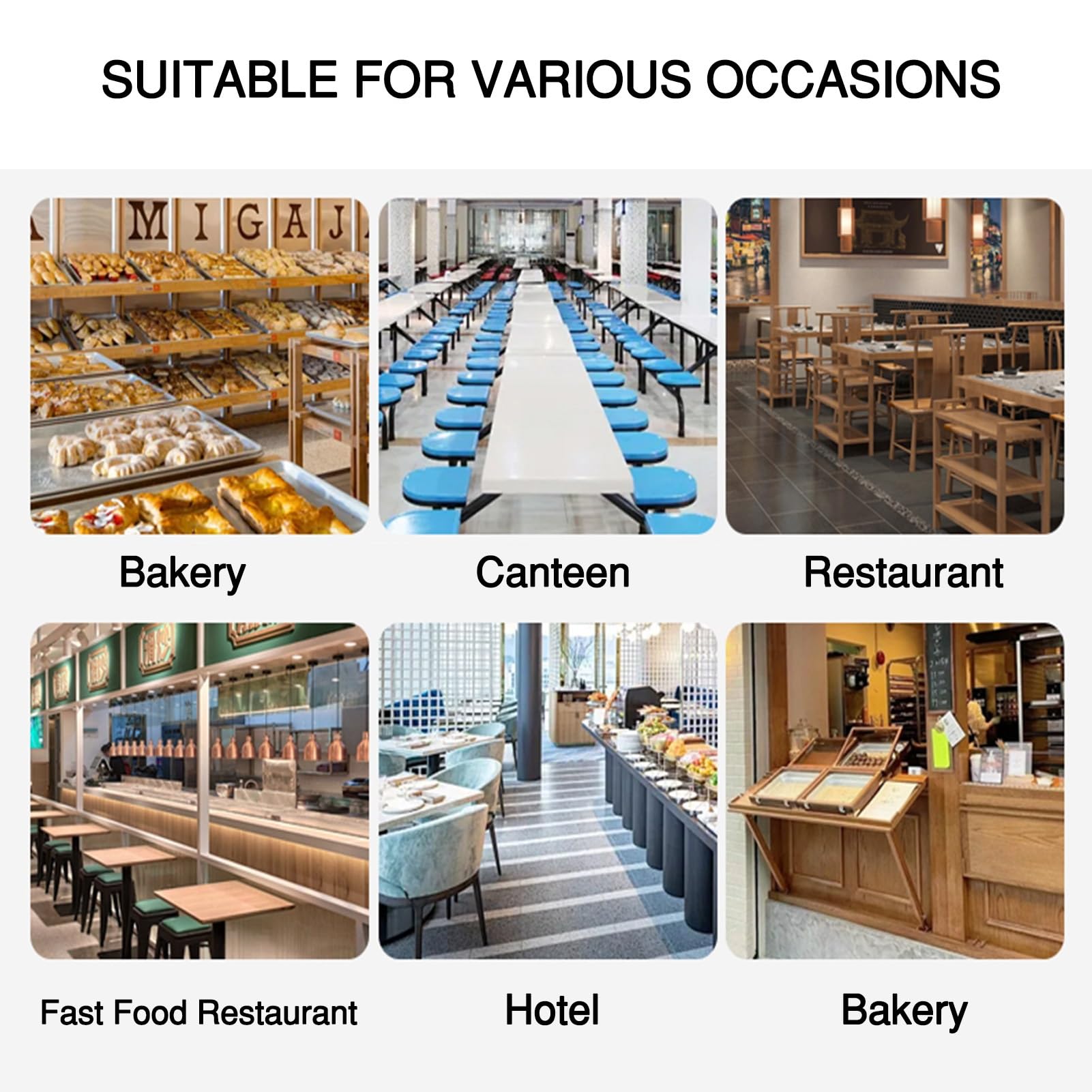 Rejilla cerrada for hornear pan, 15, Rejilla for enfriar pan | Ruedas de 360°, Gran Espacio de Almacenamiento, Adecuadas for Restaurantes y Hoteles
