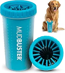 Dexas Limpador de pata portátil para cães MudBuster, grande, azul (PW720312)