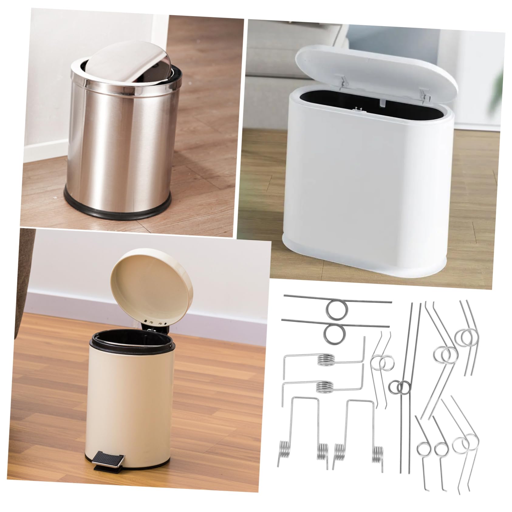 CHILDWEET Metal Torsional Spring Can Torsional Springs for Trash Can Lid Replacement Long-Lasting