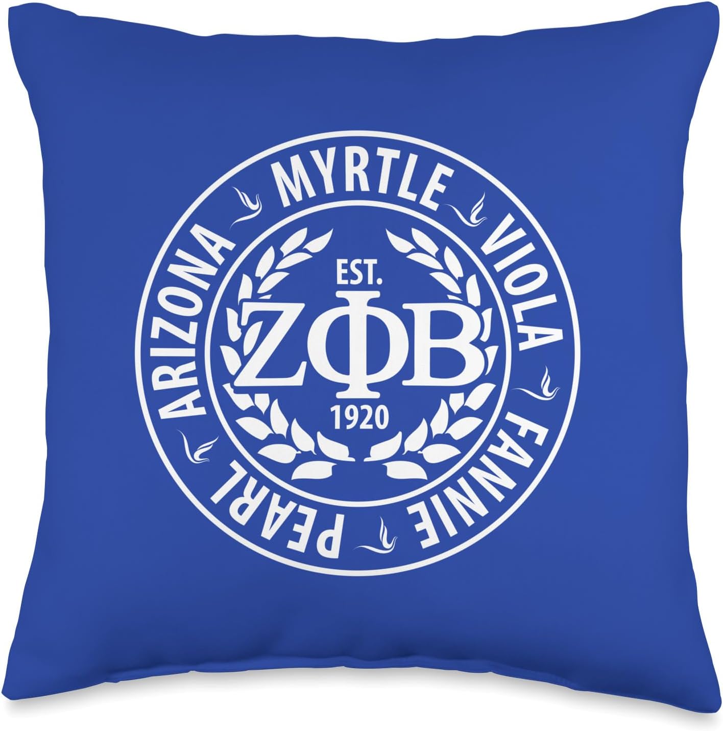 Zeta Phi Beta Sorority Est.1920 Sisterhood 2308036 Throw Pillow