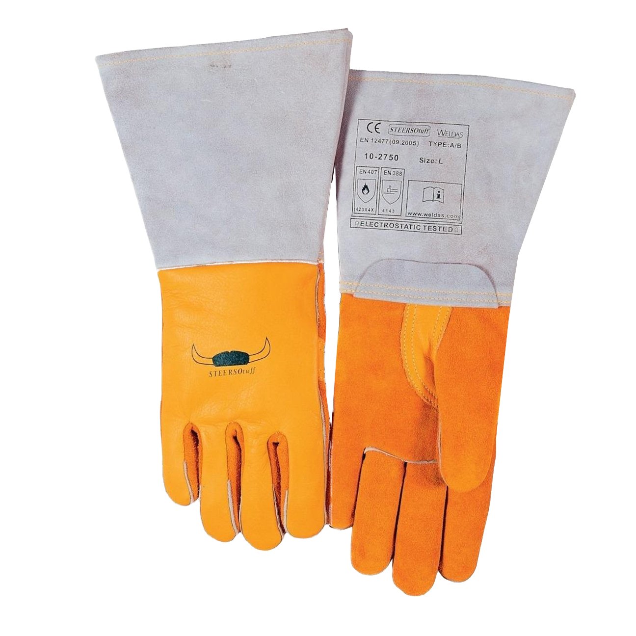 Weldas 10-2750 Gant soudeur Taille L Jaune