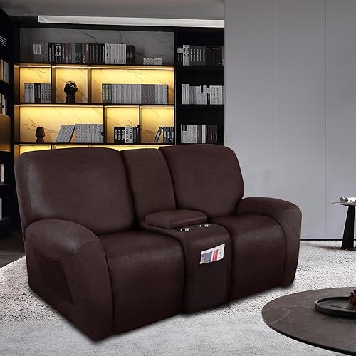 Vista 423 de molasofa Fundas de cuero para sillas reclinables, fundas para sillas reclinables grandes para silla reclinable, 4 piezas, fundas lavables que se