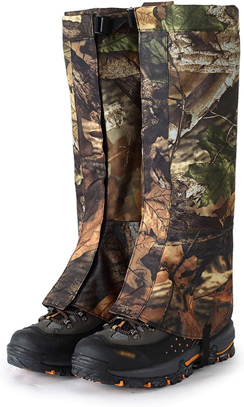 Waterproof Snow Boot Gaiter, Shoes Cover Oxford Fabric, Leg Gaiters for Outdoor Hiking Skiing, XL