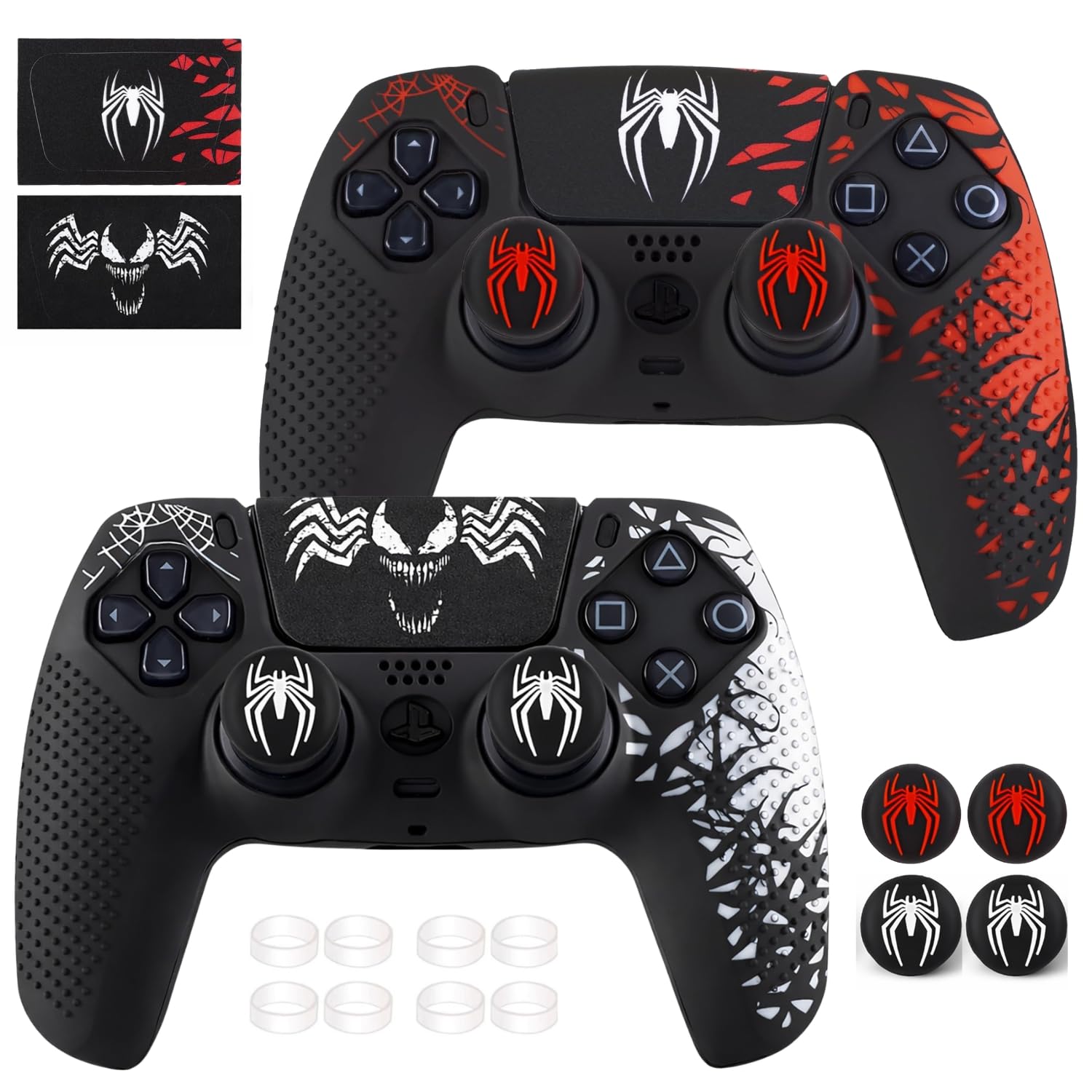 DEADSKULL Spidy Edition Silicone Sleeve Combo (Black/White +