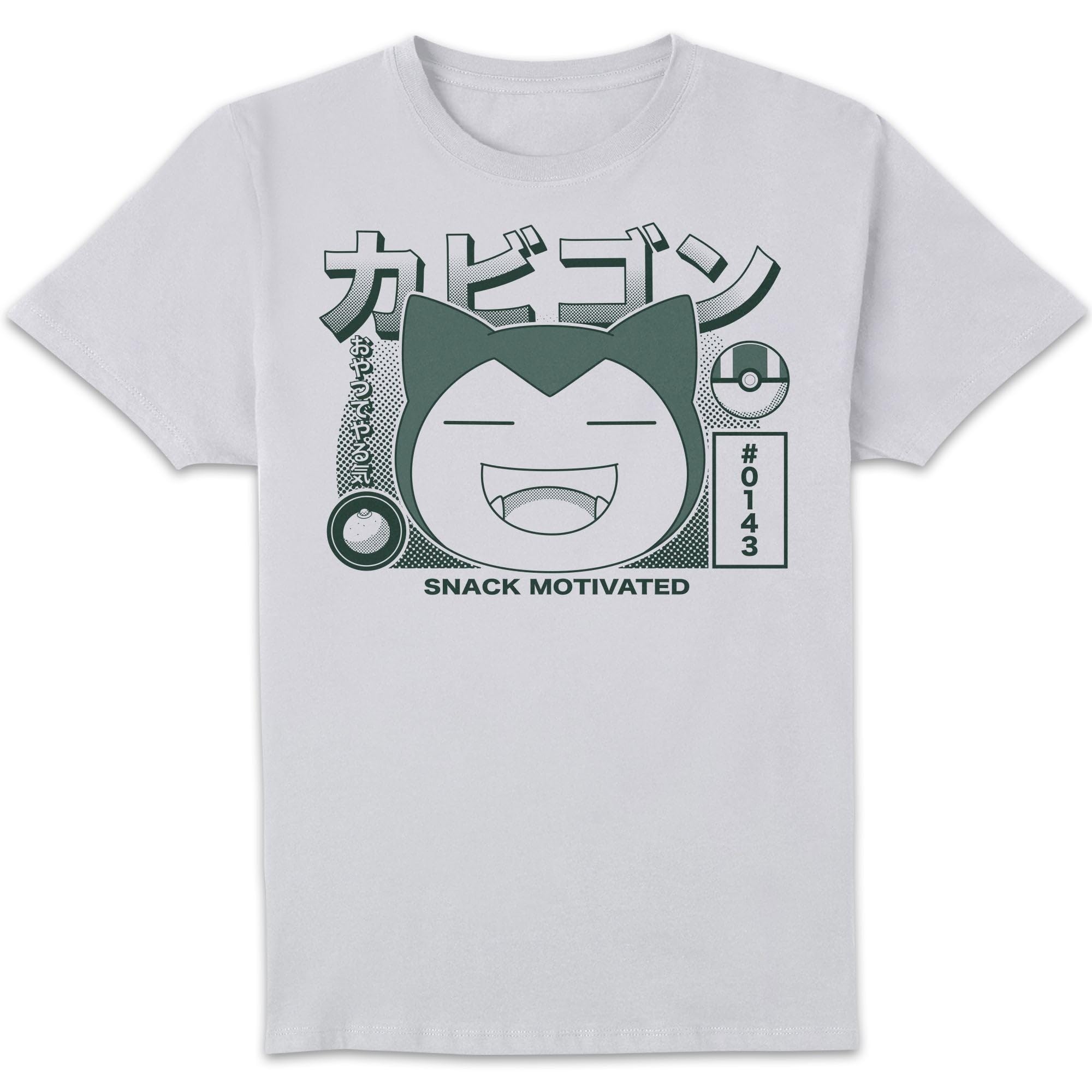 Pokémon Snorlax I'm Hungry T-Shirt - White - M