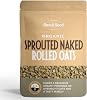 Sun & Seed Organic Sprouted Raw Rolled Naked Oats, 250 g