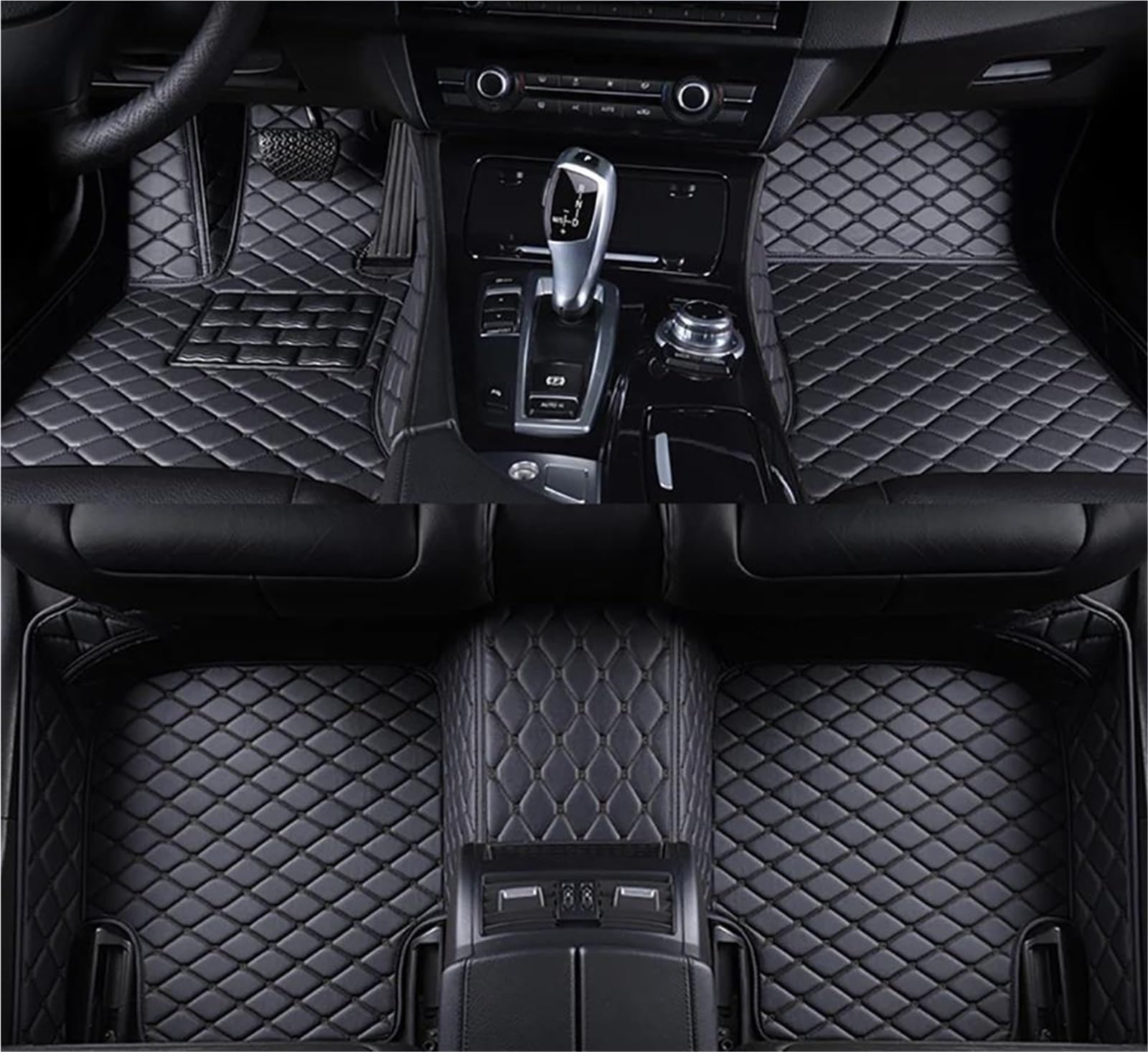 Tapis de sol de voiture Koleos finitions premium tapis auto noir 2017-2023
