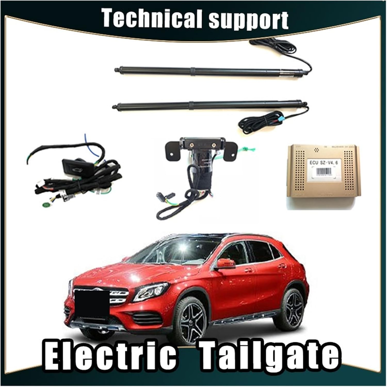 Intelligent Electric Tailgate Car Modified Kick Sensor Remote Control Automatic Lifting Compatible with Mercedes Benz GLA 2015-2023