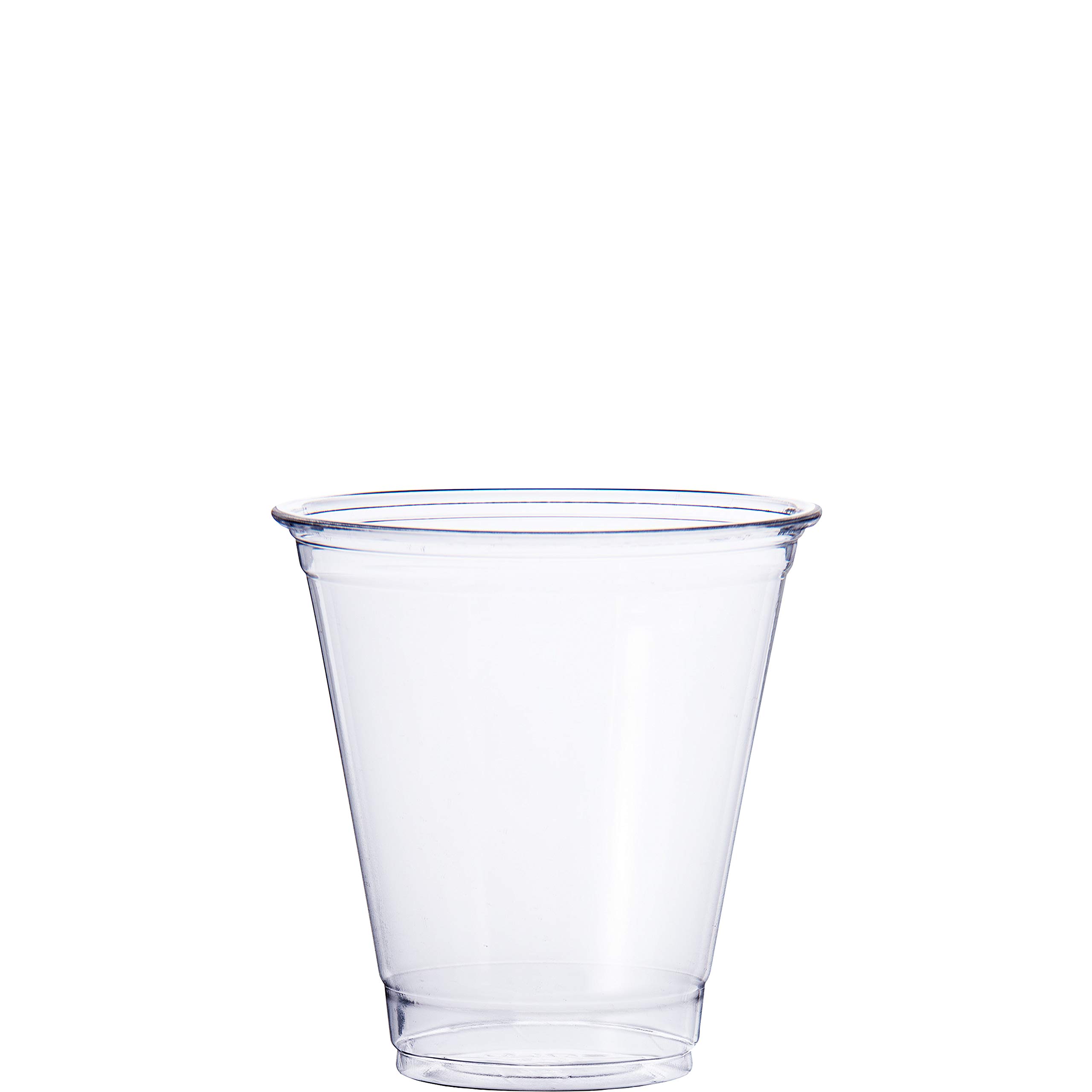 Photo 1 of **1 SLEEVE ONLY**
DART TP12S 12 oz. Squat PET Cold Cup, Clear (Pack of 1000), 20 pack of 50 50 Count (Pack of 20)