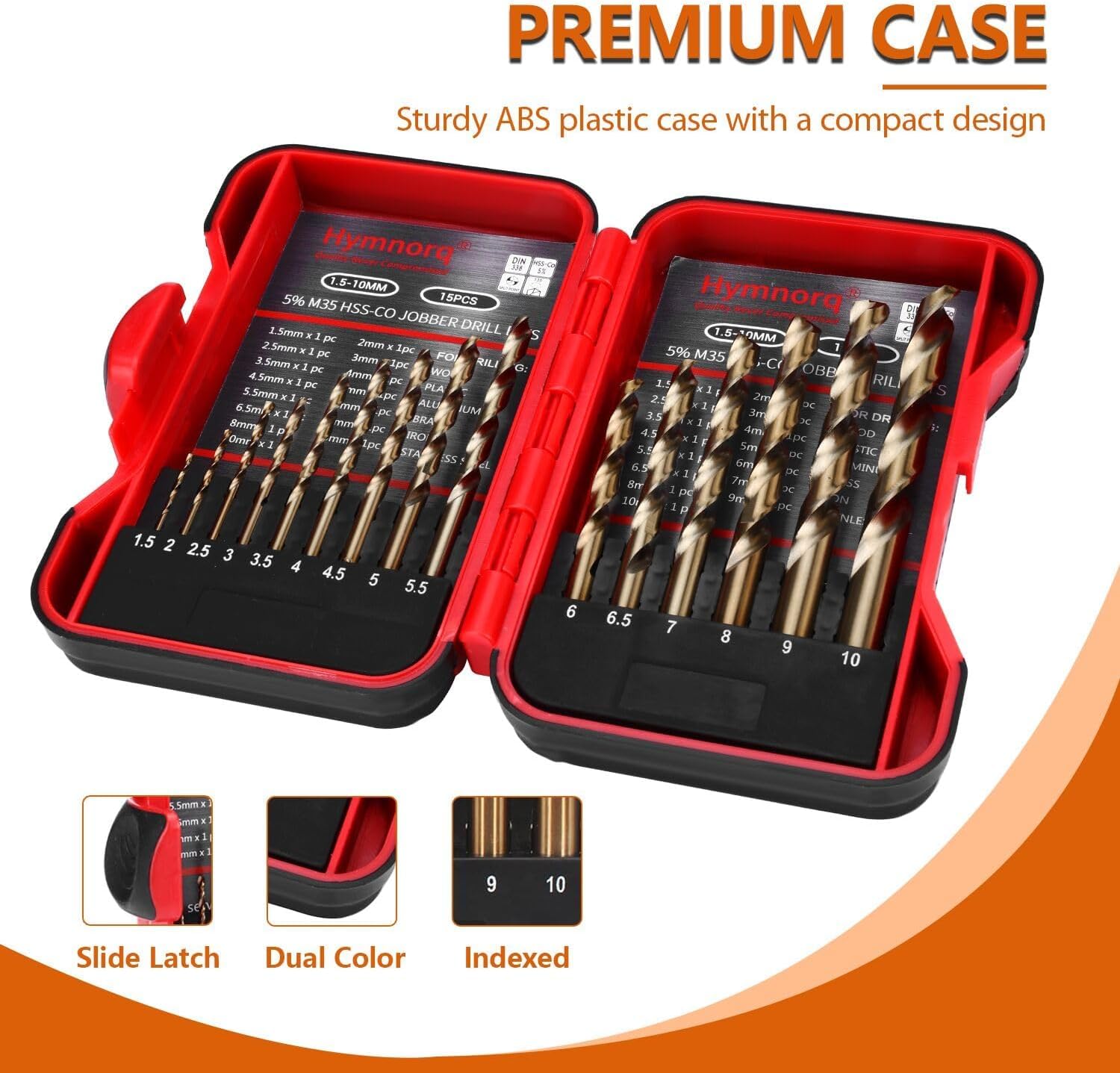 M35 Cobalt Drill Bit Set - Stainless Steel -9