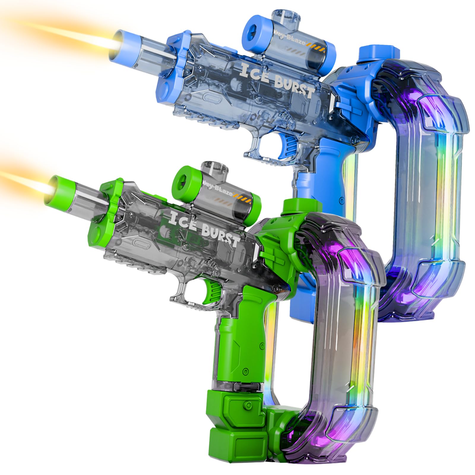 Pistolet à eau électrique pour enfants, pistolet à eau électrique entièrement automatique avec une portée de 8 à 10 m, jouet à eau avec batterie rechargeable de 500 cc et aspiration automatique (750