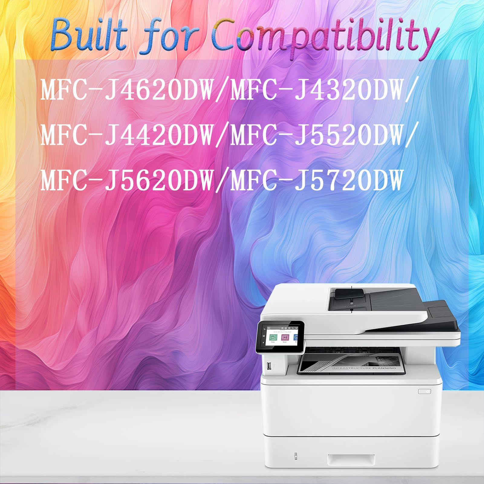Cartucho De Tinta Amarilla CMYi LC203 Compatible Con Brother DCP-J4120DW, MFC-J4320DW Y Otros
