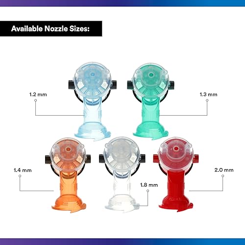 Miniatura 8 de 3M Accuspray - Recambios de boquilla para pistola de pintura PPS 2.0, 26620, 0.079 pulgadas, color rojo, uso con sistema de pistola de pulverización