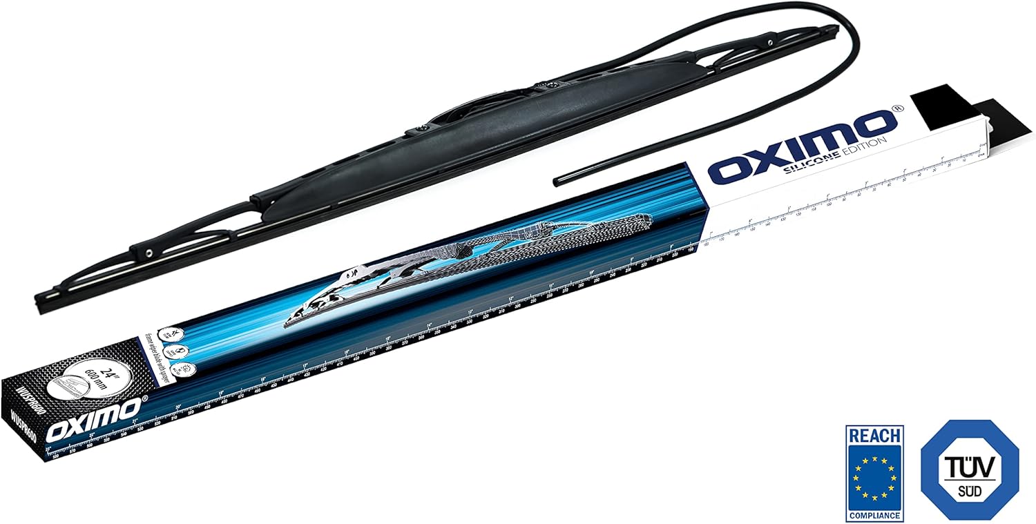 Oximo WUSPR600 Escobilla limpiaparabrisas de silicona con alerón