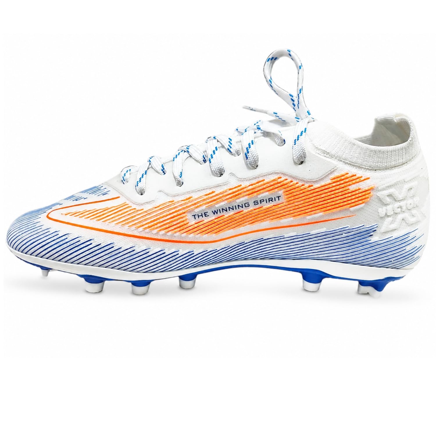 Panther 7.0 Football Boots for Men | Synthetic PU Upper | TPU Studded Outsole | EVA Cushioned Collar | Lightweight Football Training & Match Shoes-image-9