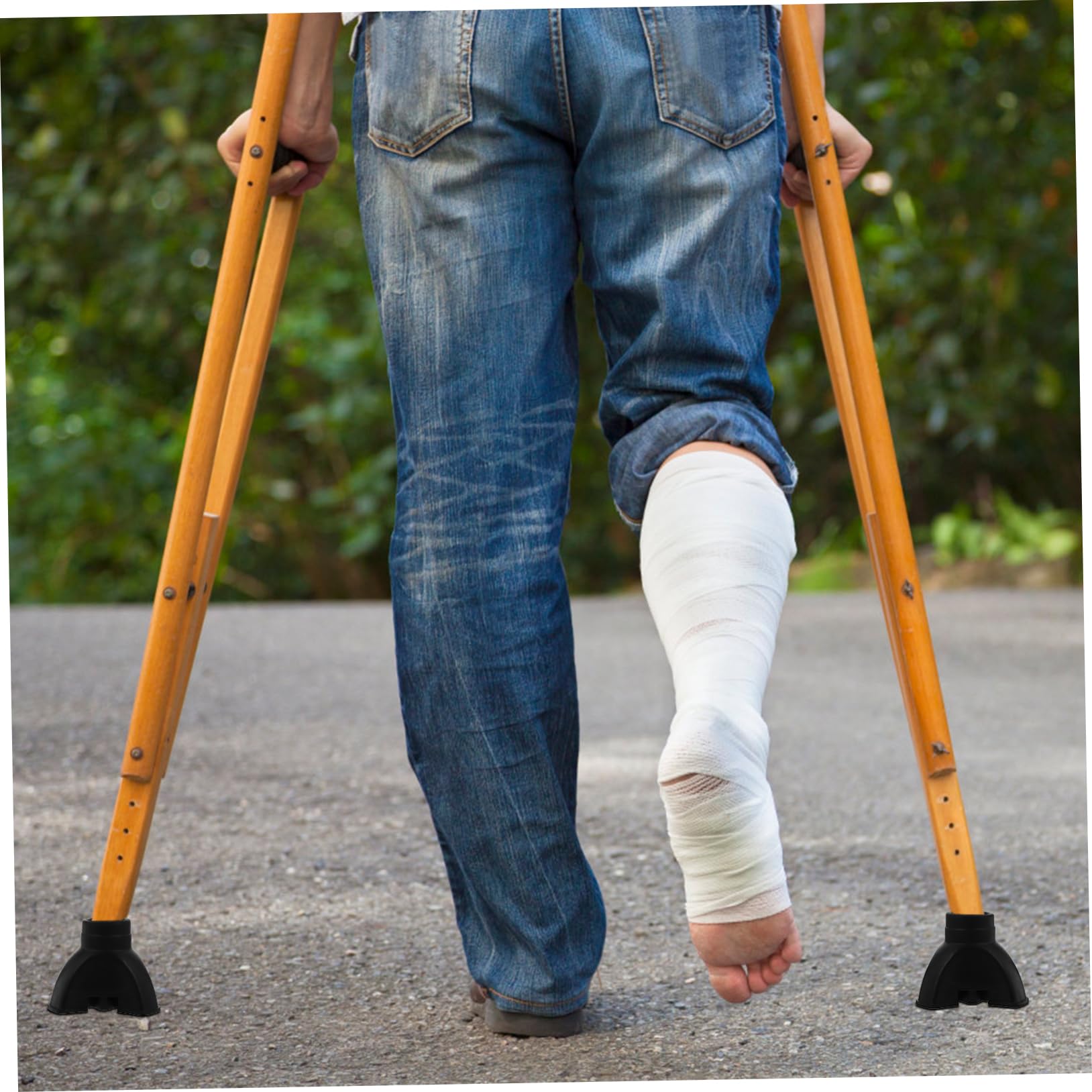 Beavorty Your Trekking Poles Strong Rubber Tips No Tools Required for Mountaineering