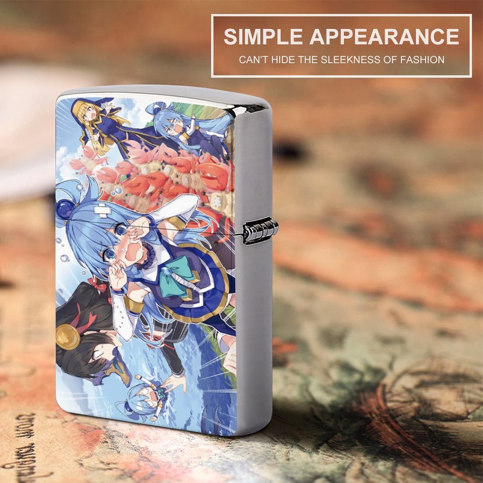 Amazon.co.jp: ジッポライター 外側ケース このすば アクア めぐみん