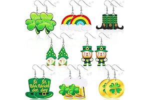 8 Pairs of Eye-catching St. Patrick's Day Earrings