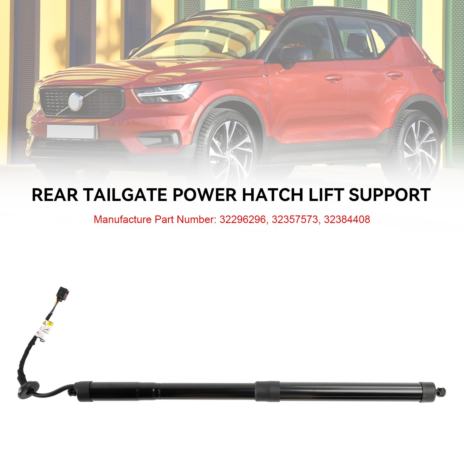 A-Premium 2PC Trunk Lift Support Struts - Compatible With Volvo S40 2004-2011 Sedan, Replaces #30674971, 30799158 - View #10