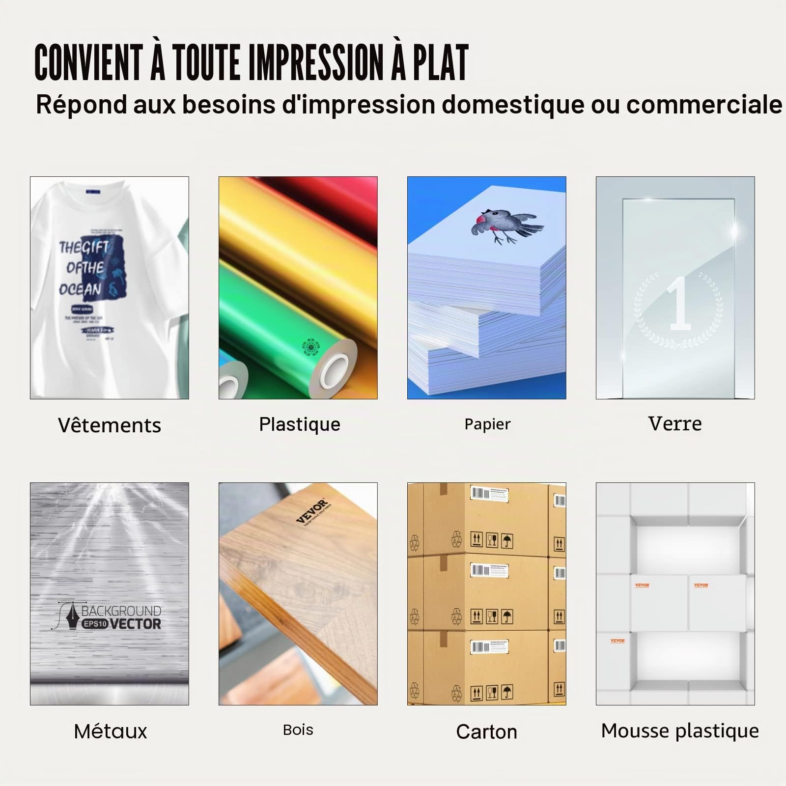 VEVOR Lot de 6 Cadres de Sérigraphie Kit de Sérigraphie Cadre en Aluminium 50,8 x 61 cm avec Maille 160 en Polyester Réutilisable Nettoyage Facile Accessoires de Sérigraphie Tissu Papier Plastique