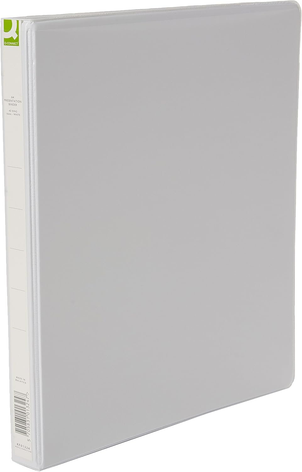 QConnect KF01324Q Presentation 4DRing Binder 16mm A4 White (Pack of