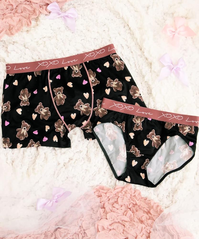 Amazon | [エメフィール] LOVE XOXO メンズ ボクサーショーツ [単品