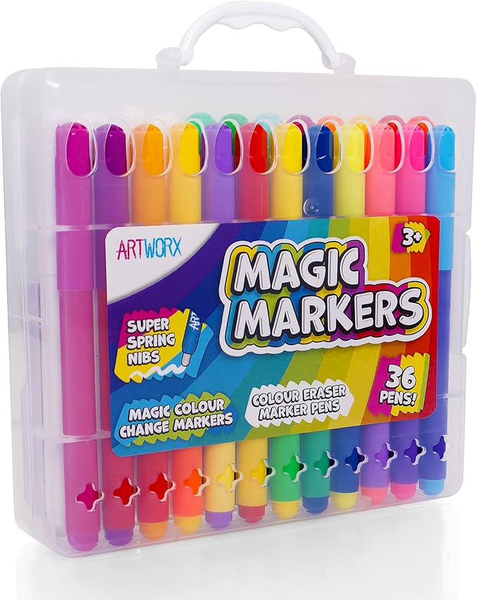 Artworx Magic Pens Colour Changing Felt Tip Pens For Children 36