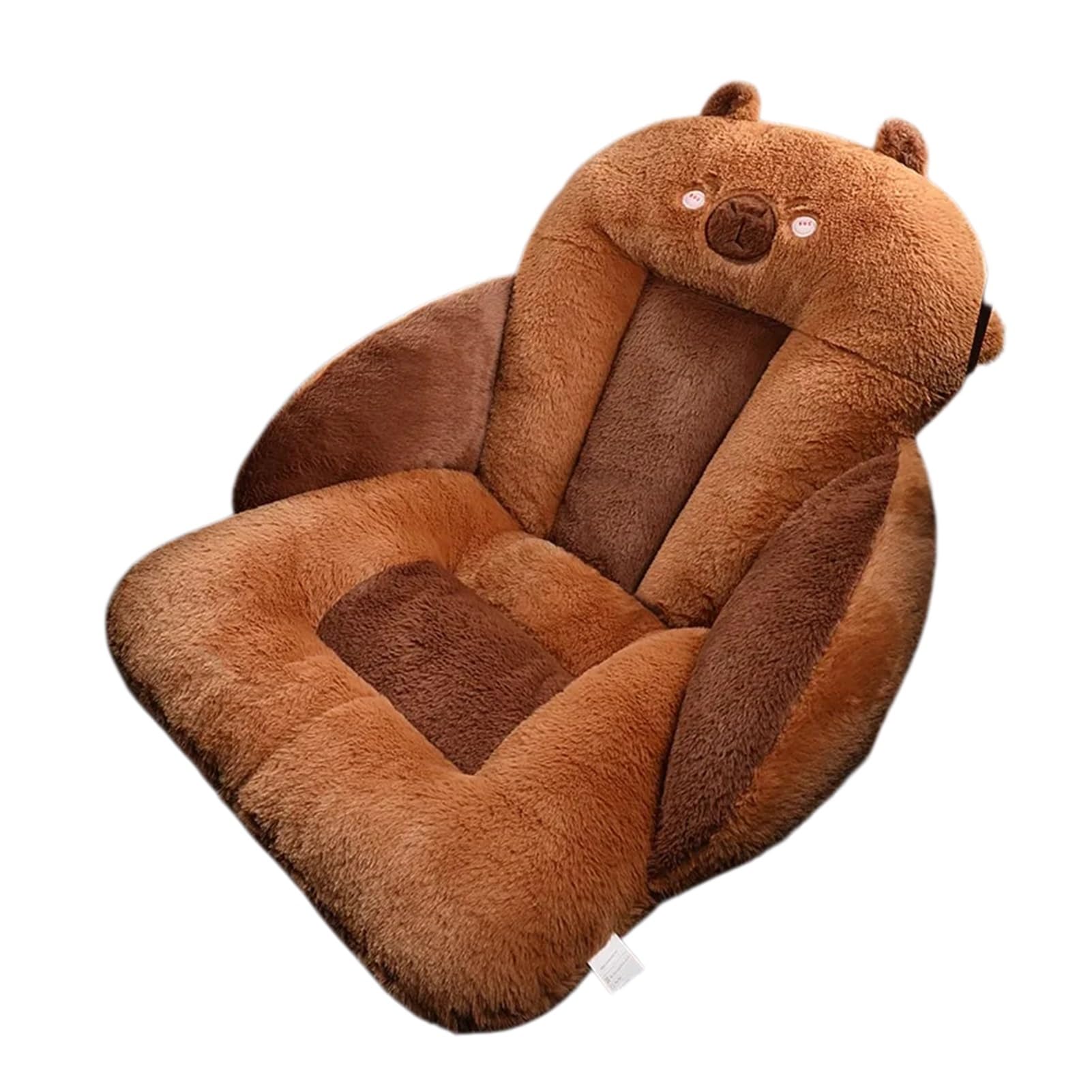 Hiverni car seat cushion Cute Cartoon Plush Car Seat Cushion Thickened Soft
