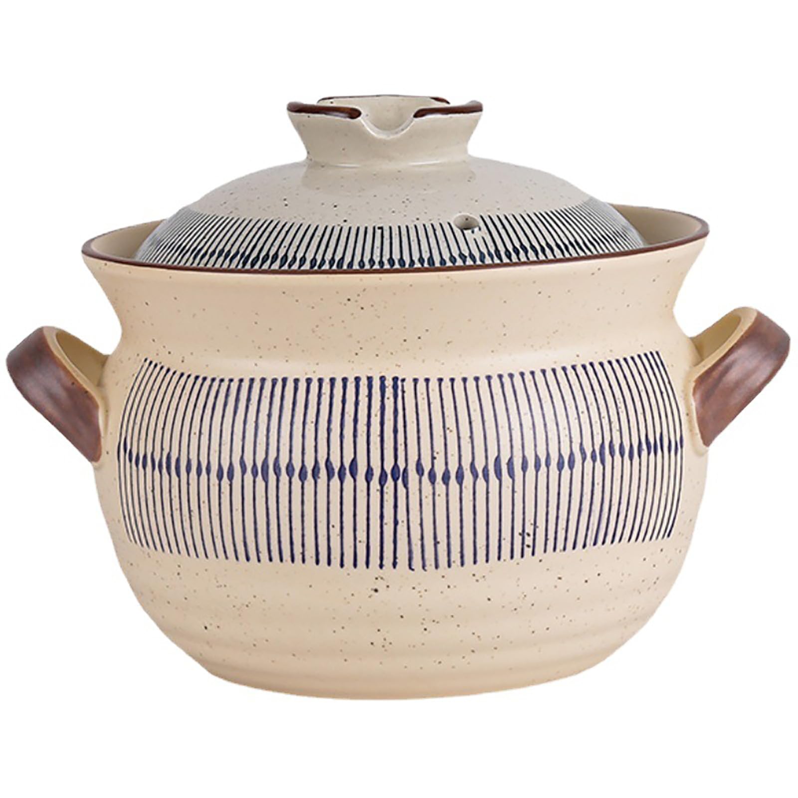latas de cerámica, Utensilios de cocina cerámica resistentes al calor for arroz, guiso(3L)